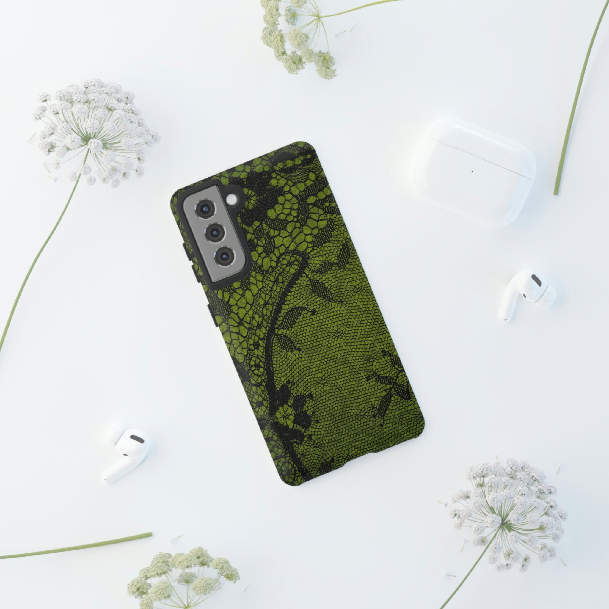 Rosecrunch Gothic Flower Samsung Case (Protective) Phone Case