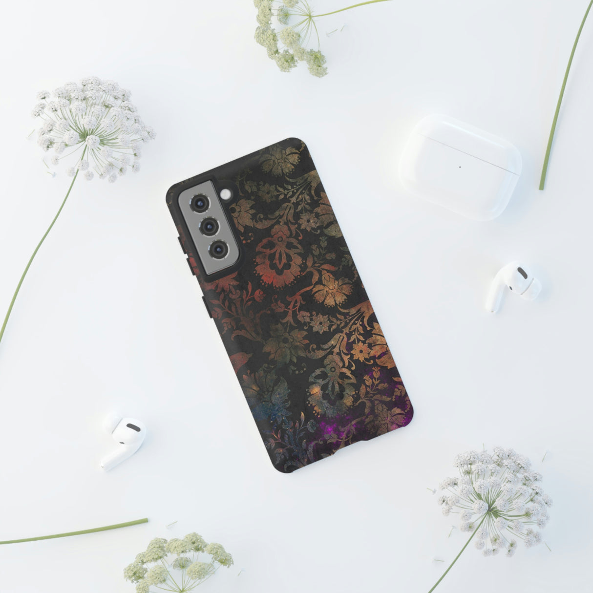 Rosestenchia Gothic Flower Samsung Case (Protective) Phone Case