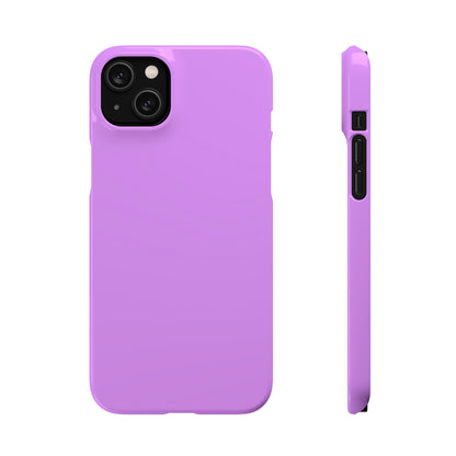 Bright Lilac iPhone Case (Slim) iPhone 14 Plus Glossy Phone Case