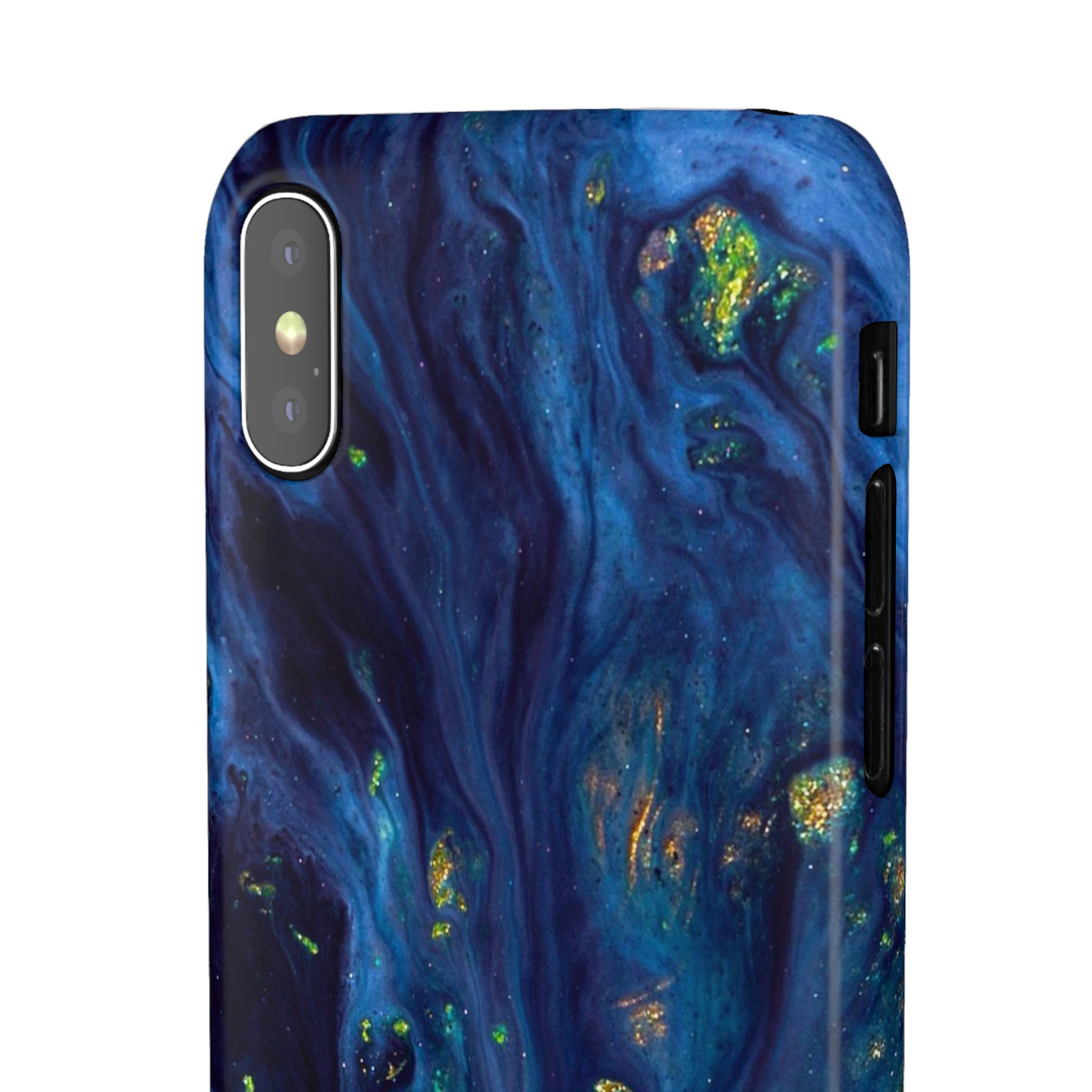 Green Opal Ink Art iPhone Case (Slim) Phone Case