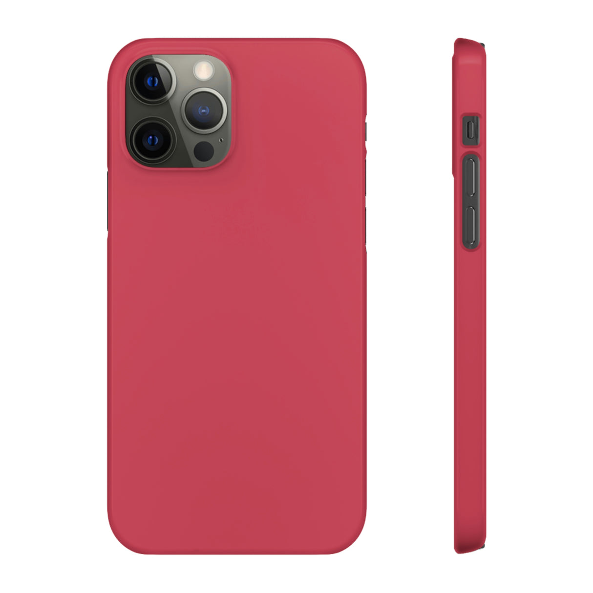 Brick Red iPhone Case (Slim) iPhone 12 Pro Glossy Phone Case