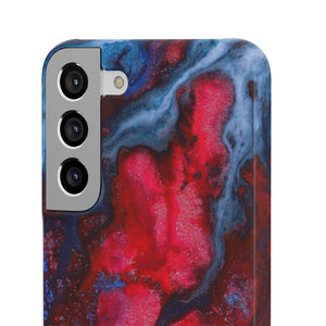 Neon Red Ink Art Android Case (Slim) Phone Case