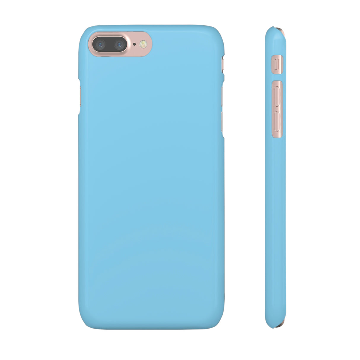 Baby Blue iPhone Case (Slim) iPhone 7 Plus Glossy Phone Case