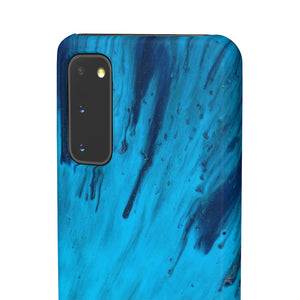 Light Blue Ink Art Android Case (Slim) Phone Case