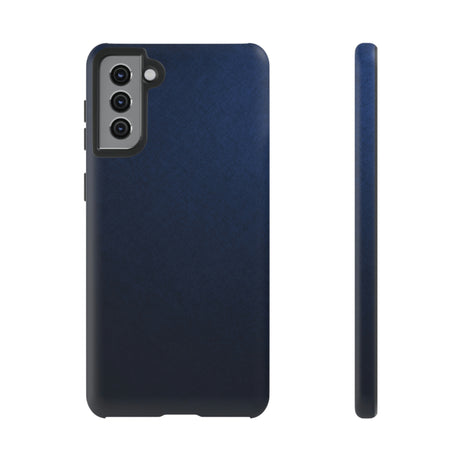 Gradient Black & Blue Android Case (Protective) Samsung Galaxy S21 Plus Matte Phone Case