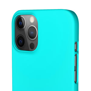 Aqua Blue iPhone Case (Slim) Phone Case