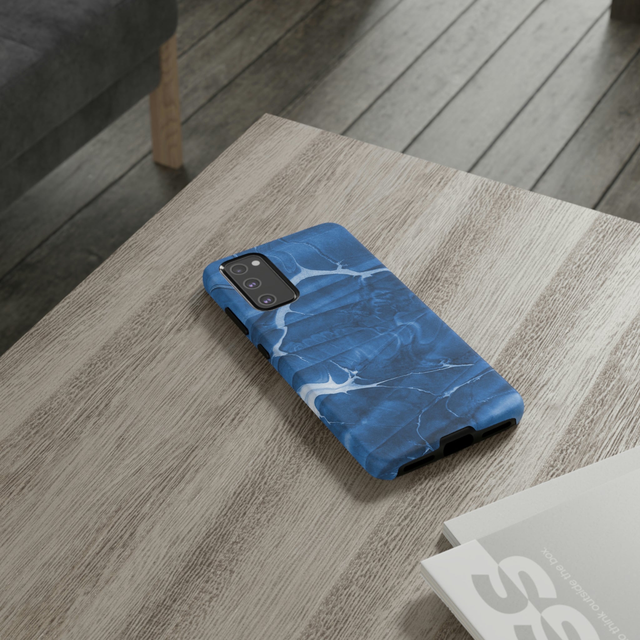 Ebru Blue Android Case (Protective) Phone Case