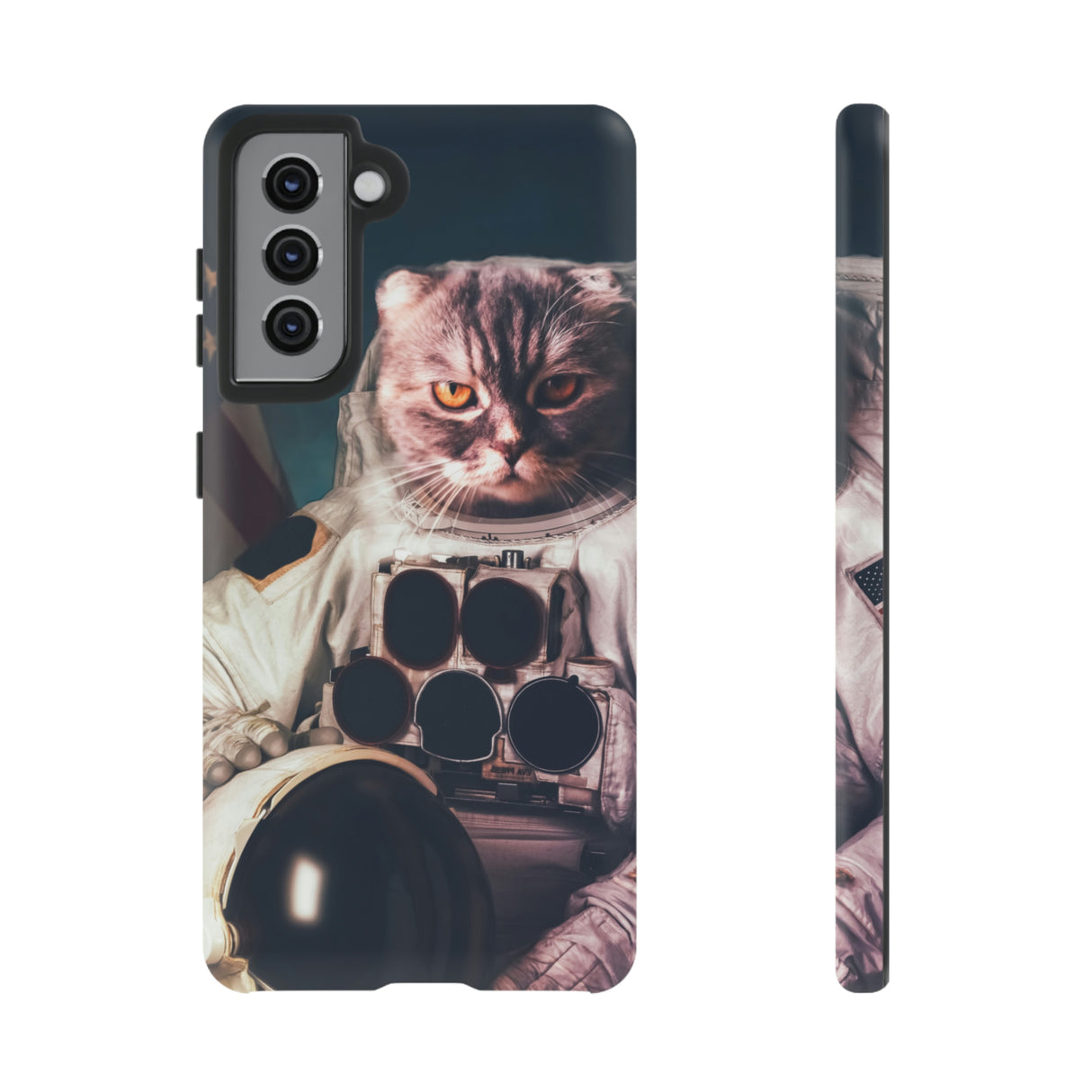 Cat Astronaut Android Case (Protective) Samsung Galaxy S21 Matte Phone Case