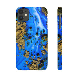 Blue River Ink Art iPhone Case (Slim) iPhone 11 Matte Phone Case