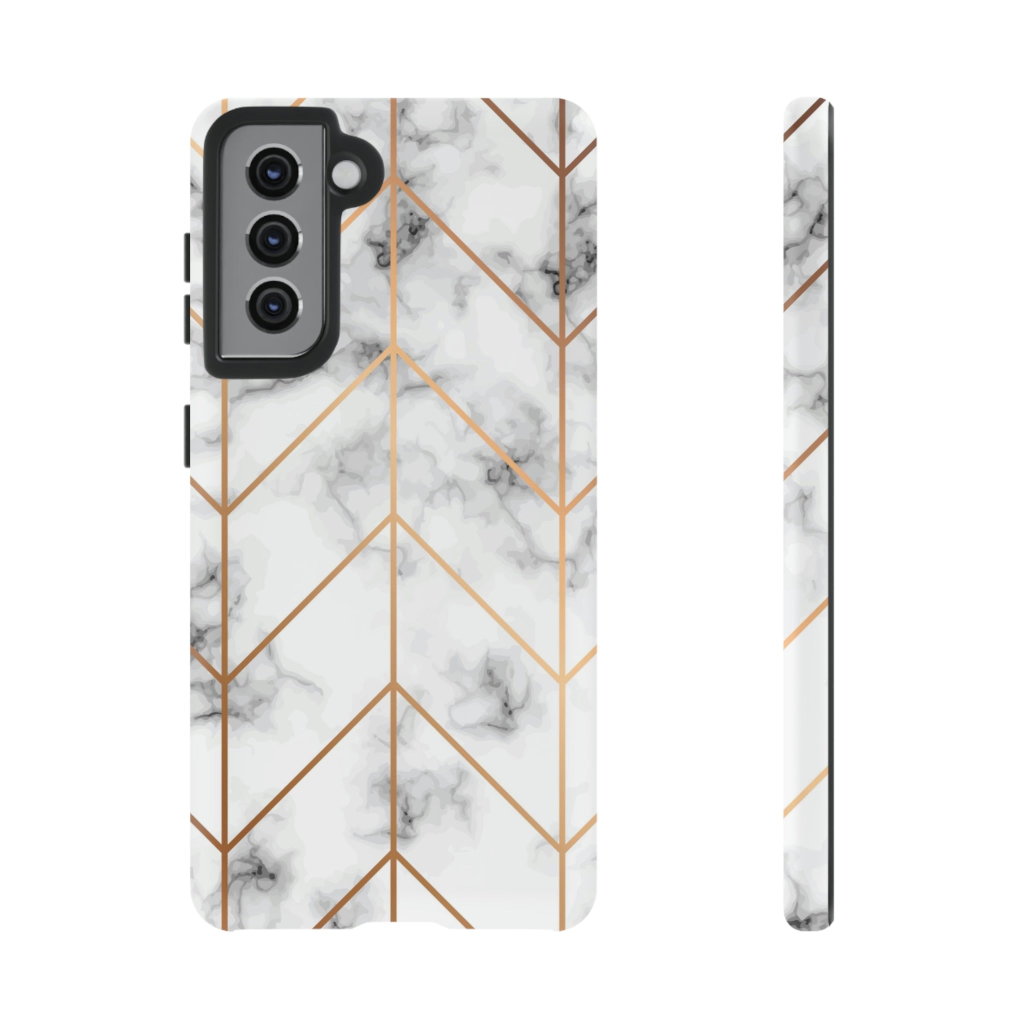 Golden Marble Android Case (Protective) Samsung Galaxy S21 Matte Phone Case