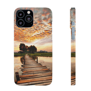 Sunset on the Tropical River Samsung/iPhone (Slim) Phone Case