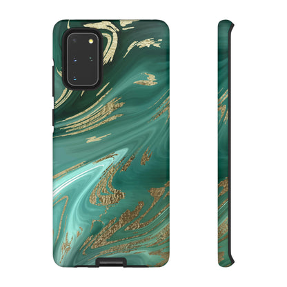 Green Marble Android Case (Protective) Samsung Galaxy S20+ Matte Phone Case