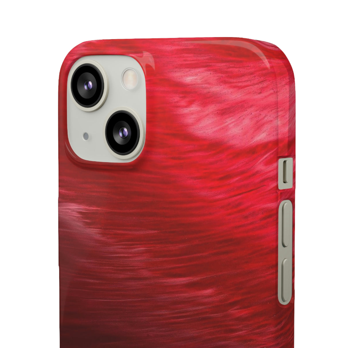 Red Feather Ink Art iPhone Case (Slim) Phone Case