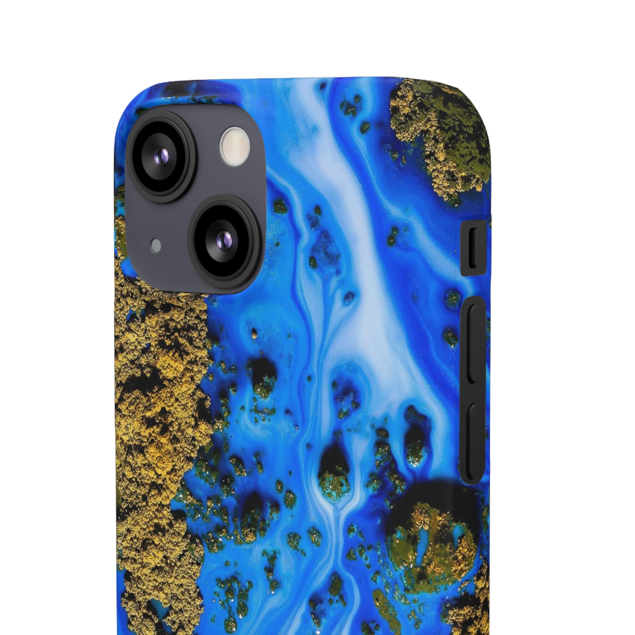 Blue River Ink Art iPhone Case (Slim) Phone Case