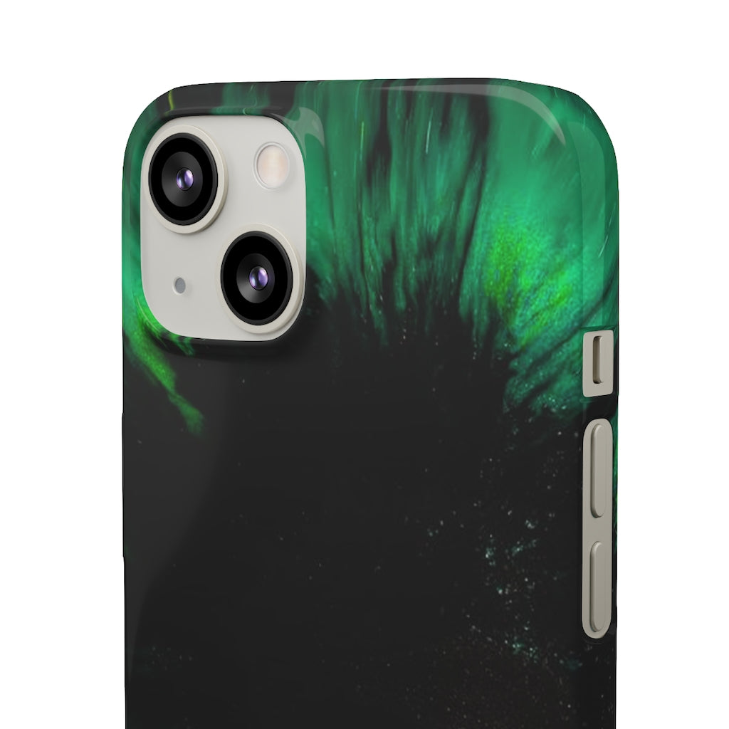 Northen Star Gaze Ink Art iPhone Case (Slim) Phone Case