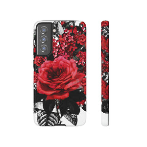 Rola Gothic Flower Samsung Case (Protective) Samsung Galaxy S21 FE Glossy Phone Case