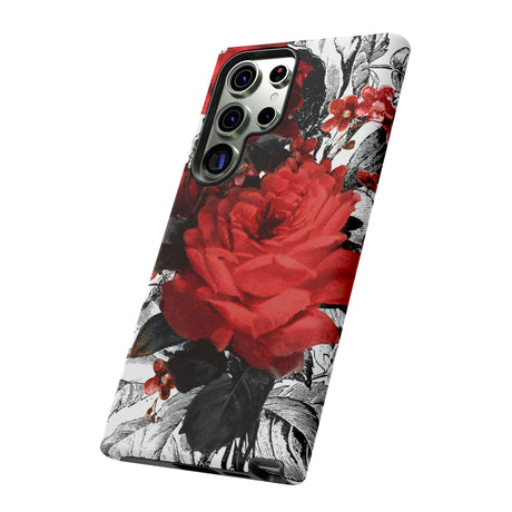 Cheruse Gothic Flower Samsung Case (Protective) Phone Case