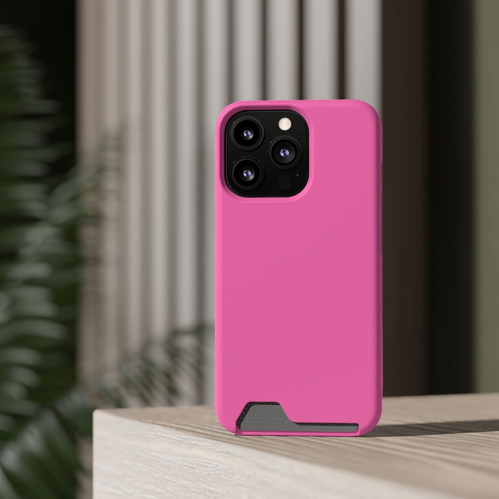 Hot Pink iPhone Case (Card) Phone Case