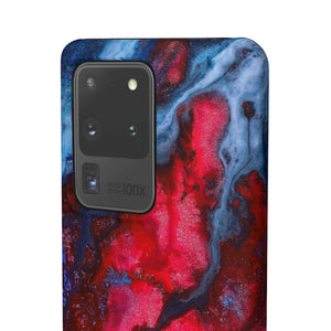 Neon Red Ink Art Android Case (Slim) Phone Case