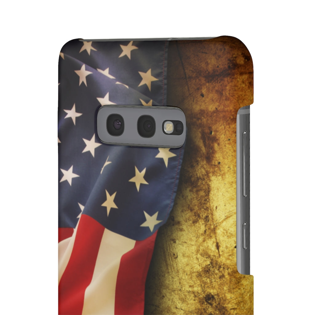 Close up of American flag Samsung/iPhone (Slim) Samsung Galaxy S10E Matte Phone Case