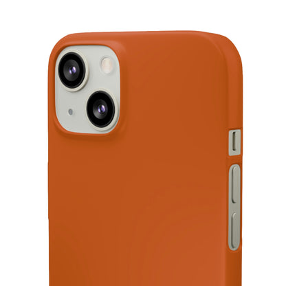 Burnt Orange iPhone Case (Slim) Phone Case