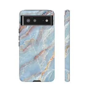 Blue Marble Background Android Case (Protective) Google Pixel 6 Matte Phone Case