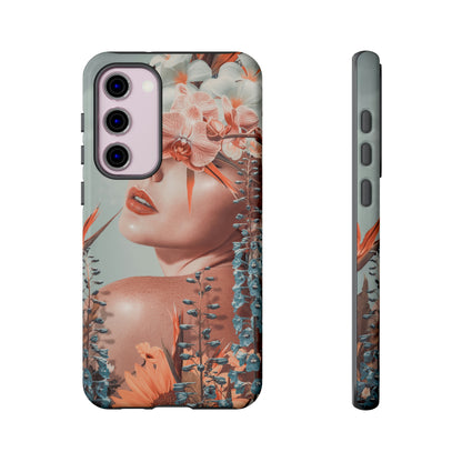 Contemporary Flowers Android Case (Protective) Samsung Galaxy S23 Plus Glossy Phone Case