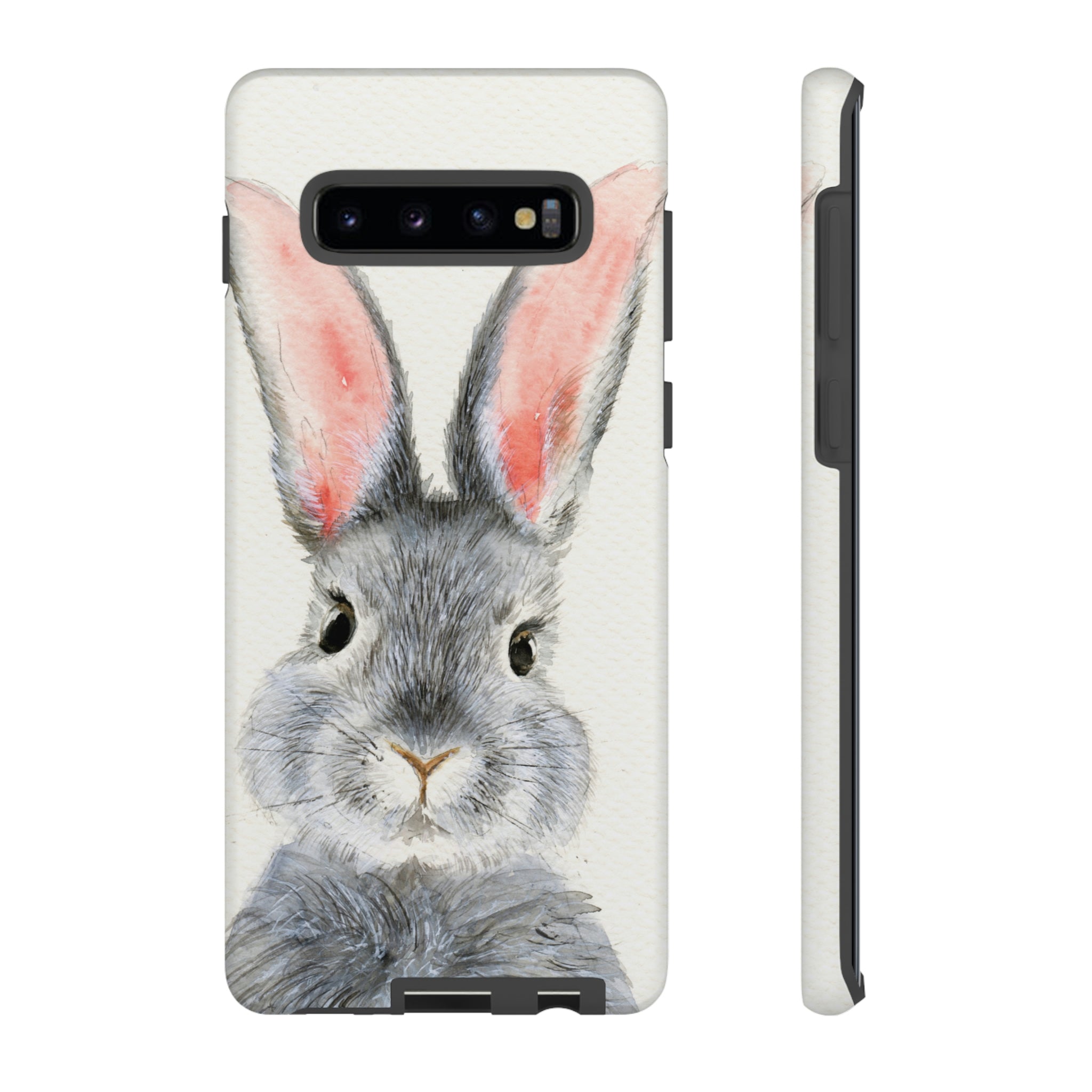 Fluffy Rabbit Android Case (Protective) Samsung Galaxy S10 Plus Matte Phone Case