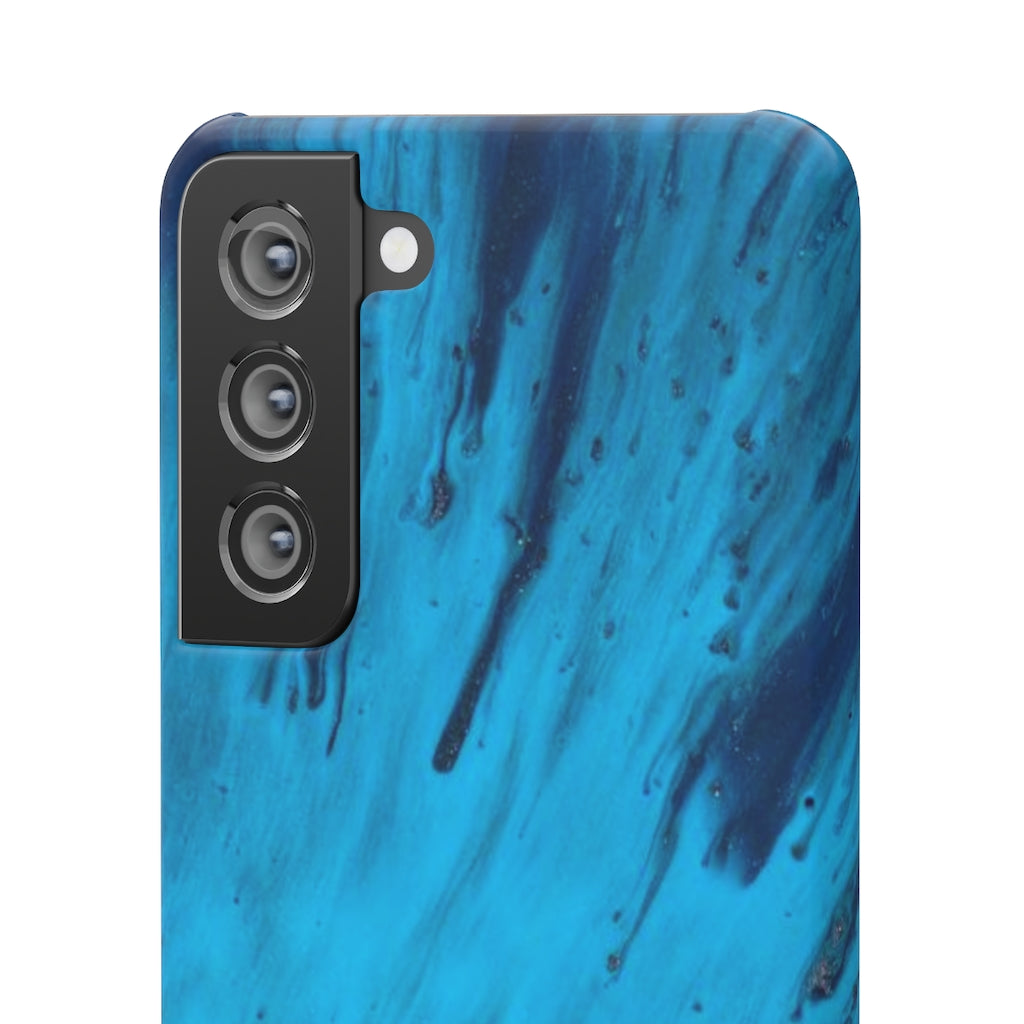 Light Blue Ink Art Android Case (Slim) Phone Case