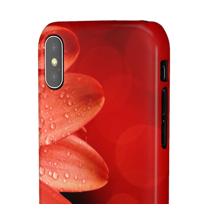 Red Spring Flower Samsung/iPhone (Slim) Phone Case