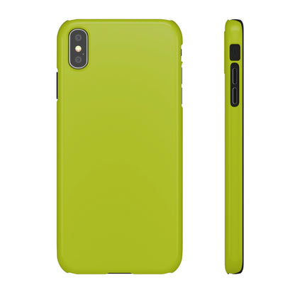 Acid Green iPhone Case (Slim) iPhone XS MAX Glossy Phone Case