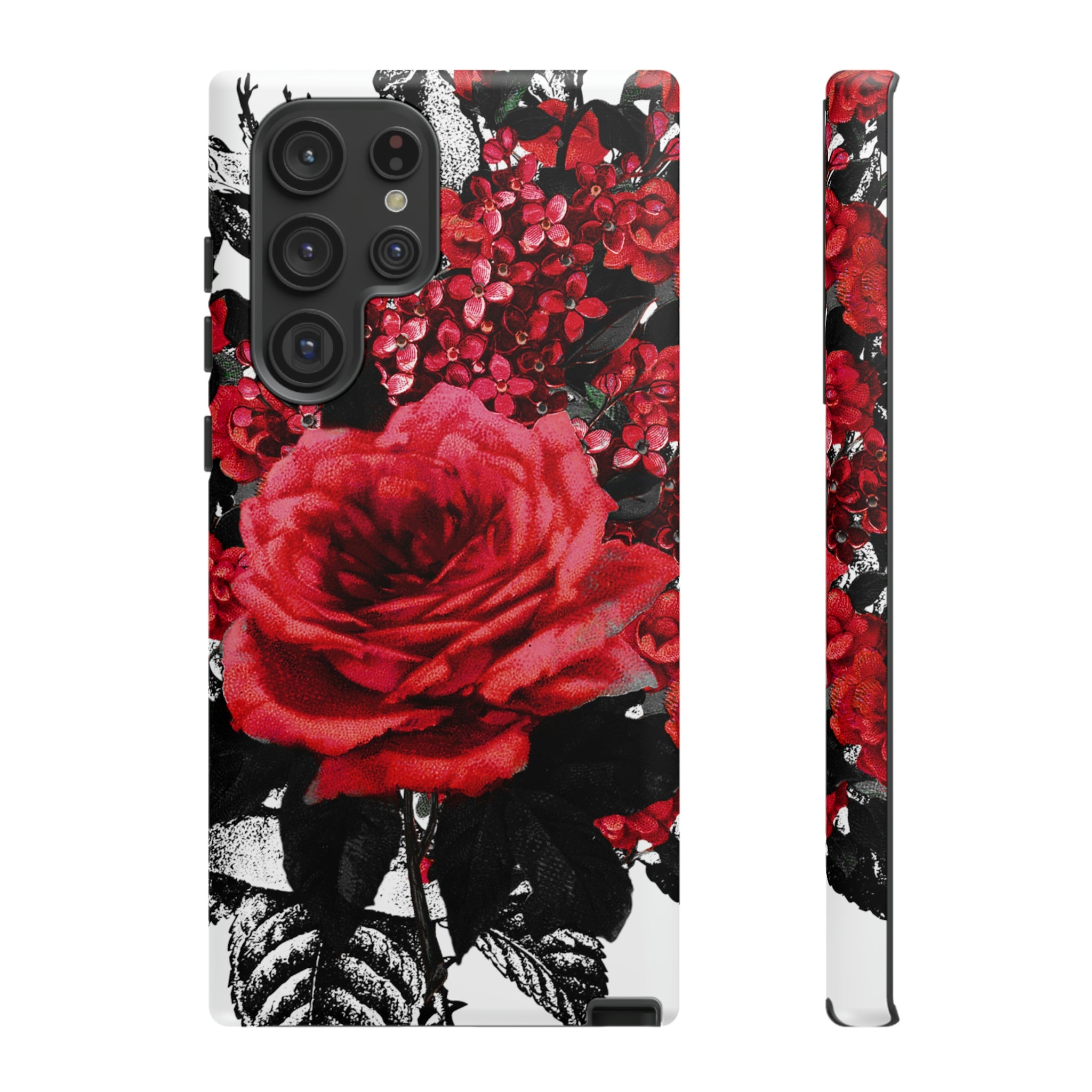 Rola Gothic Flower Samsung Case (Protective) Samsung Galaxy S22 Ultra Matte Phone Case