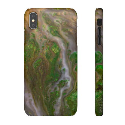 Smaragd Ink Art iPhone Case (Slim) iPhone XS MAX Matte Phone Case