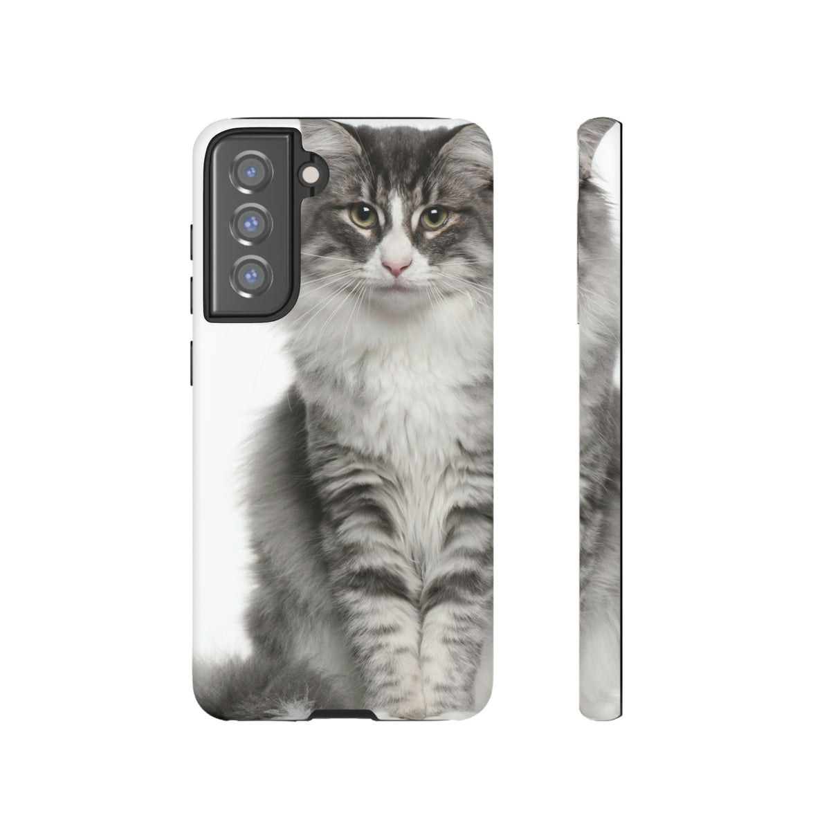 Forest Cat Android Case (Protective) Samsung Galaxy S21 FE Matte Phone Case