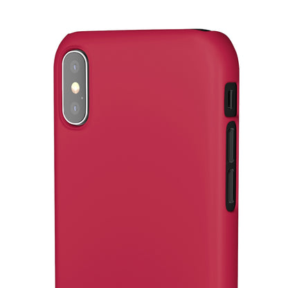 Bright Maroon iPhone Case (Slim) Phone Case