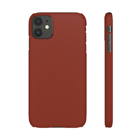 Burnt Umber iPhone Case (Slim) iPhone 11 Matte Phone Case