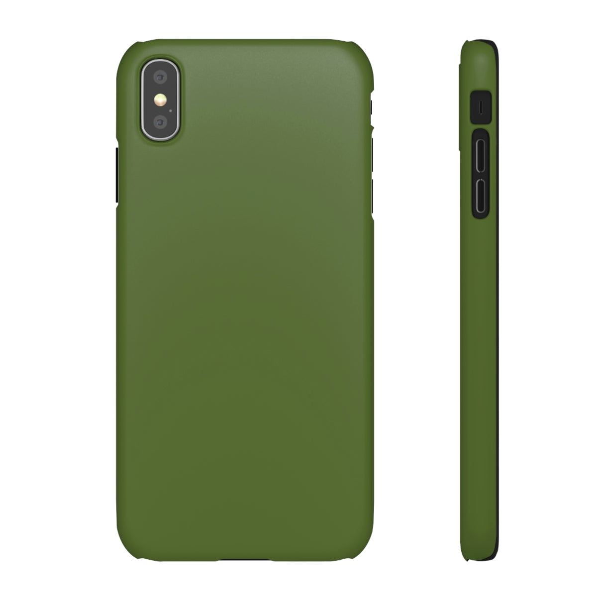 Dark Olive Green iPhone Case (Slim) iPhone XS MAX Matte Phone Case