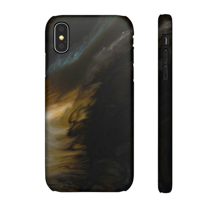 Midnight Shaddow Ink Art iPhone Case (Slim) iPhone X Matte Phone Case