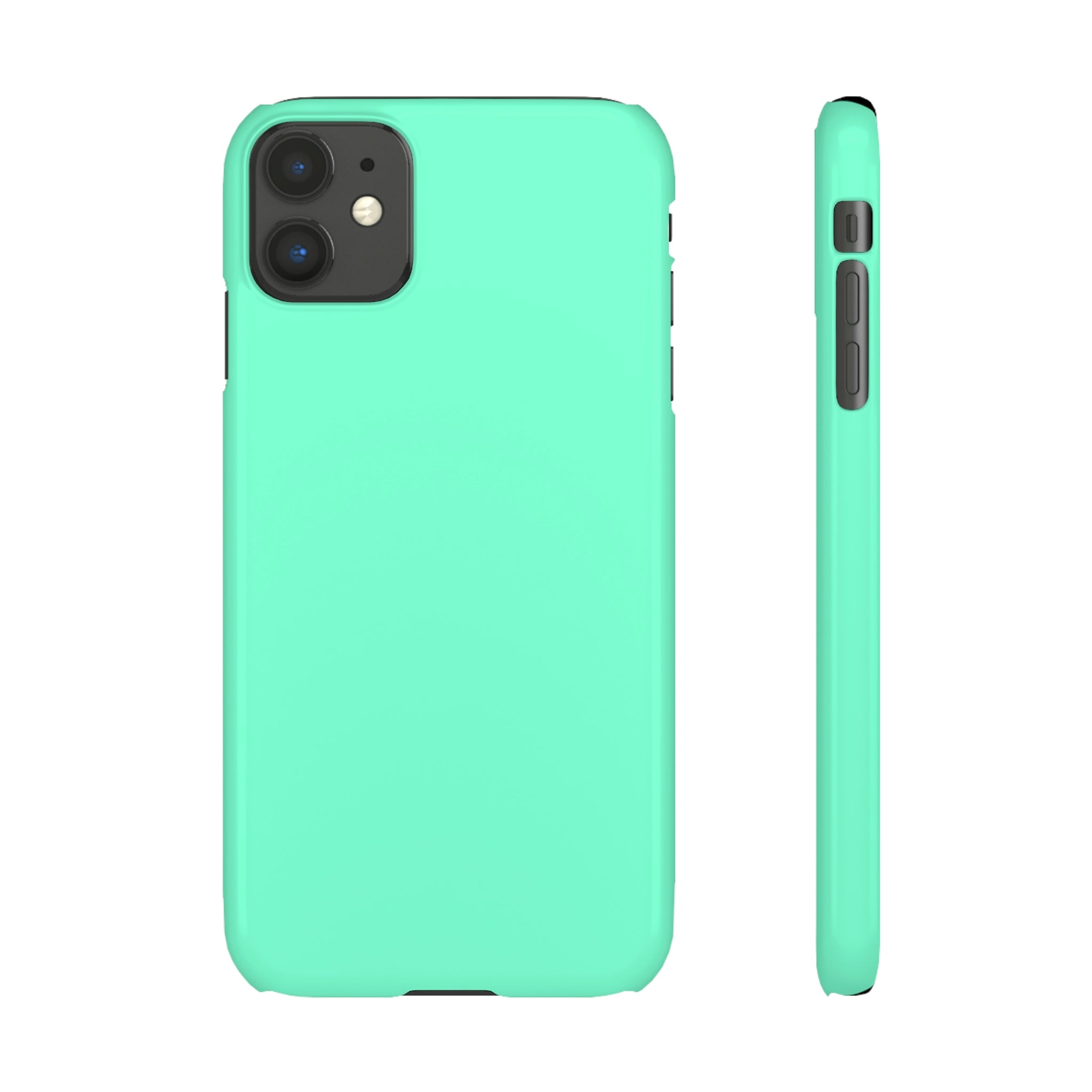 Aquamarine iPhone Case (Slim) iPhone 11 Glossy Phone Case