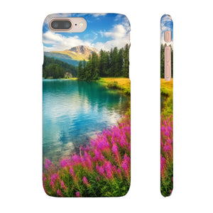 Fantastic Azure Alpine Lake Samsung/iPhone (Slim) Phone Case