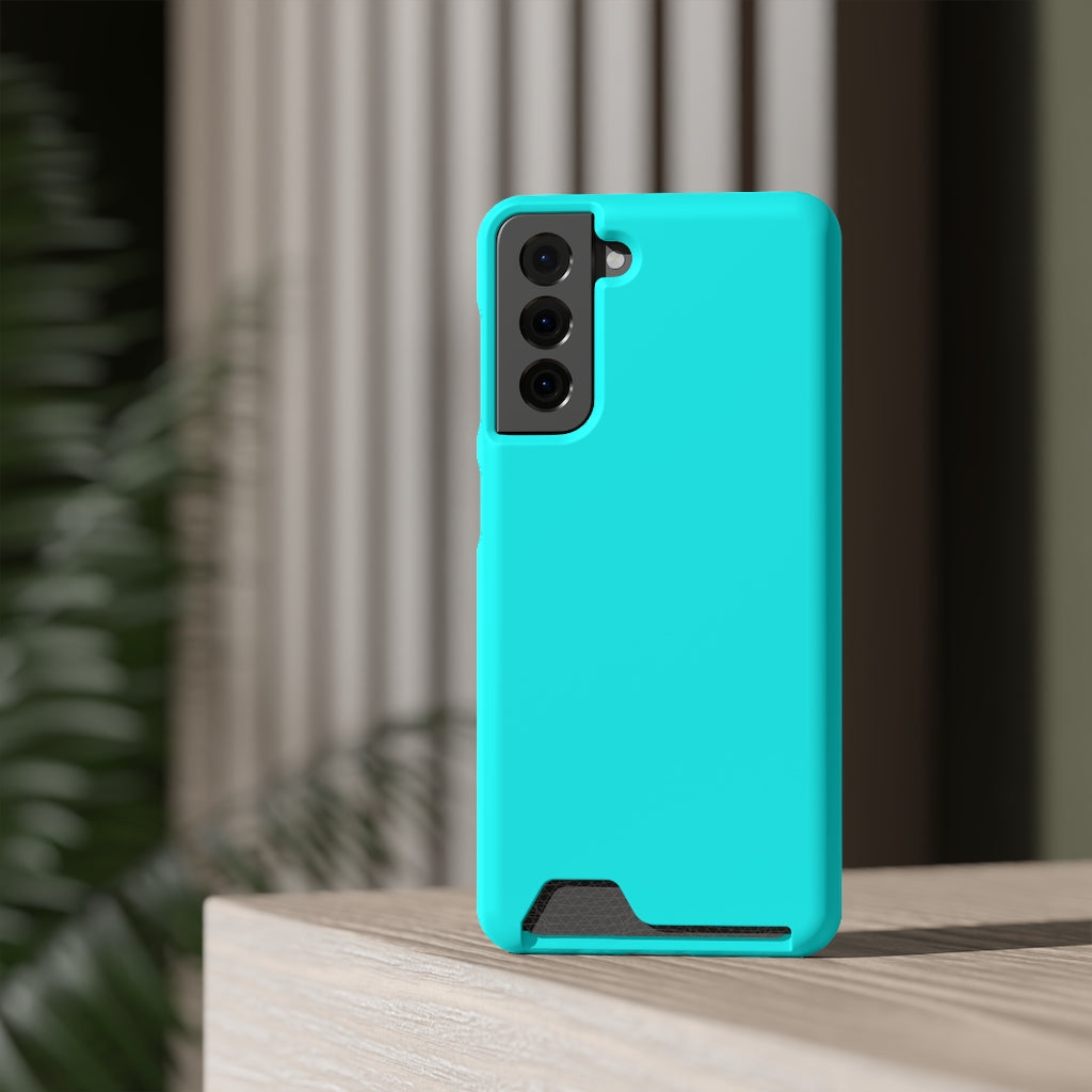 Cyan Samsung Case (Card) Phone Case