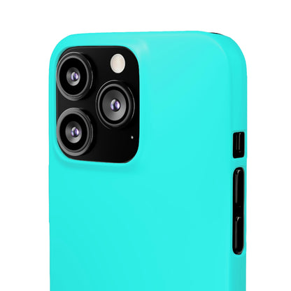 Flourescent Blue iPhone Case (Slim) Phone Case