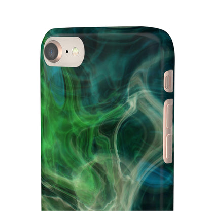 Green Marble iPhone Case (Slim) Phone Case