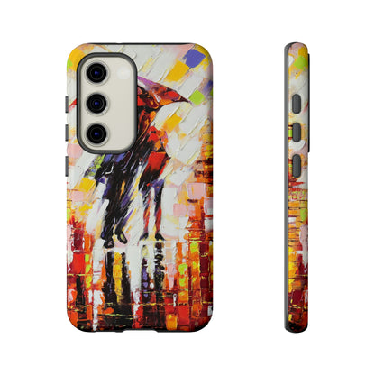 Rain Umbrella Android Case (Protective) Samsung Galaxy S23 Glossy Phone Case