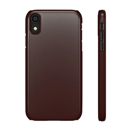 Dark Sienna Purple iPhone Case (Slim) iPhone XR Glossy Phone Case