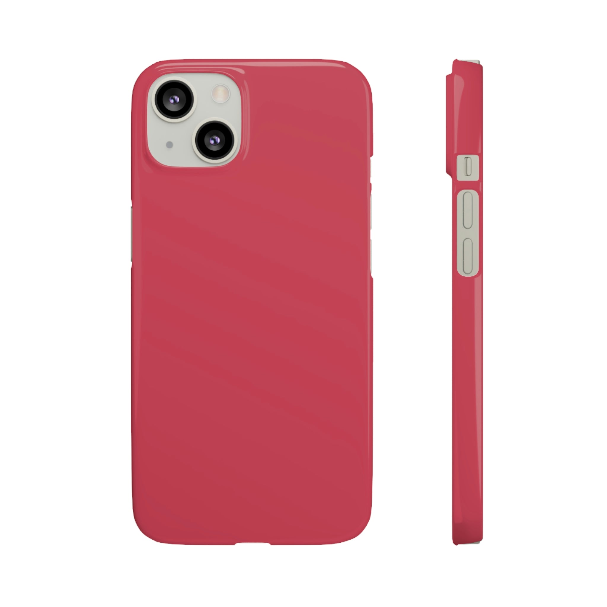 Brick Red iPhone Case (Slim) iPhone 13 Glossy Phone Case