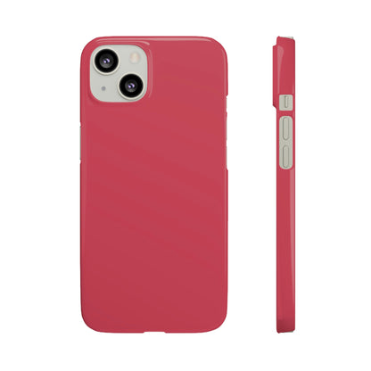 Brick Red iPhone Case (Slim) iPhone 13 Glossy Phone Case