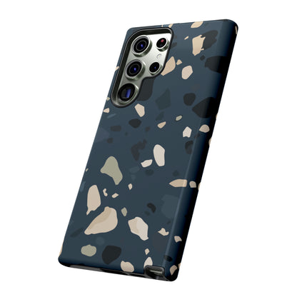 Dark Blue Terrazo Android Case (Protective) Phone Case