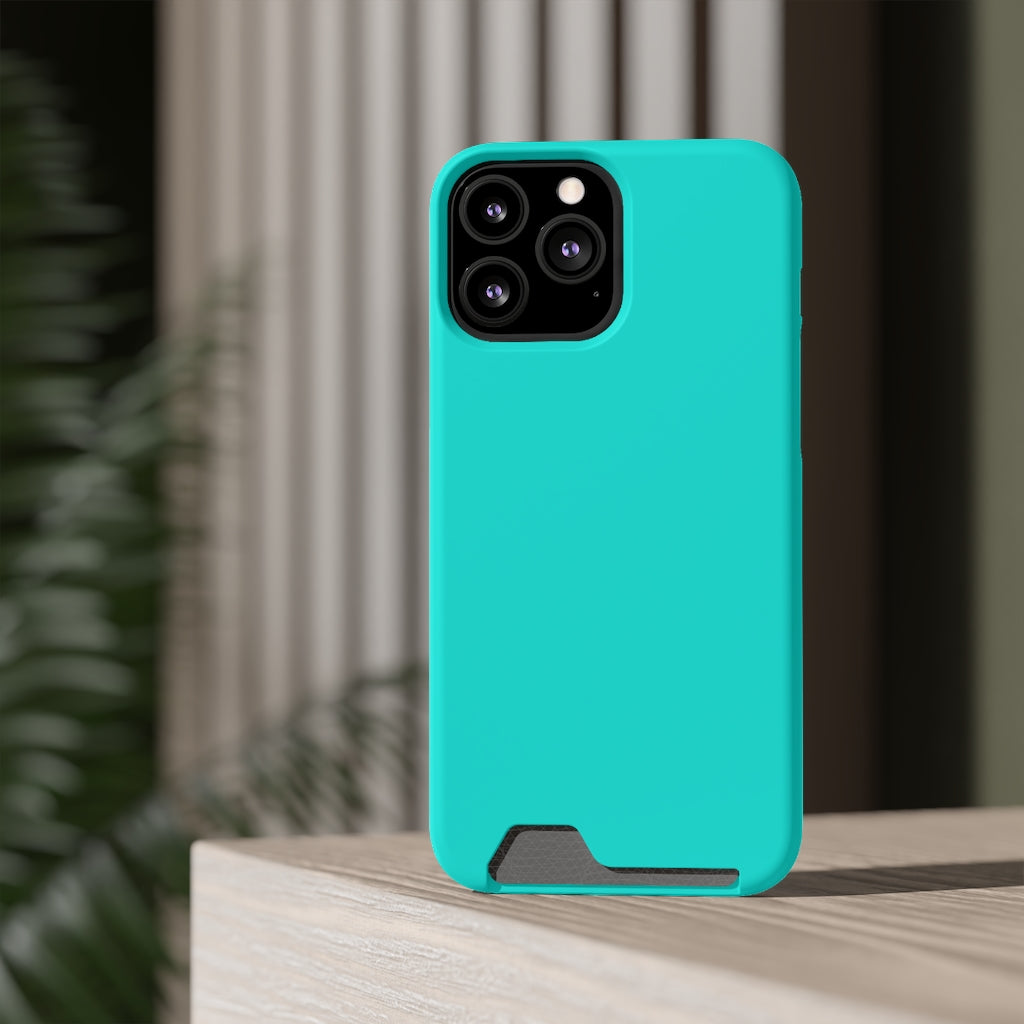 Bright Turquoise iPhone Case (Card) Phone Case