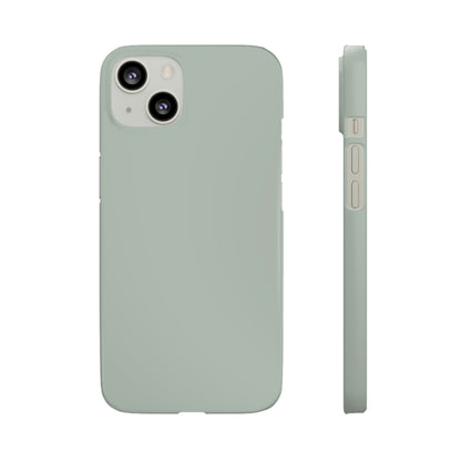 Ash Grey iPhone Case (Slim) iPhone 13 Matte Phone Case